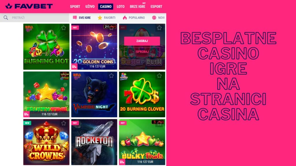 casino igre na stranici online casina